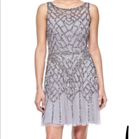 Aidan Mattox Sequin Cocktail Dress - Picture 2 of 10